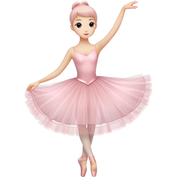 Light pink dance emoji