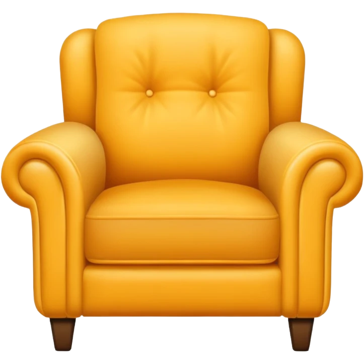 an armchair emoji