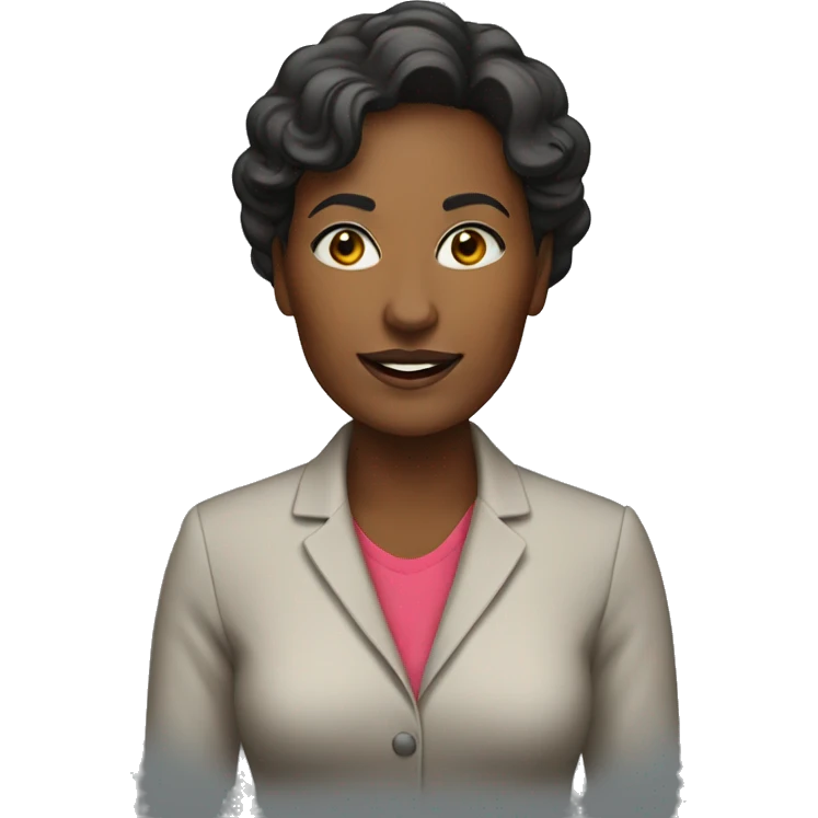a woman coach in her 30s emoji