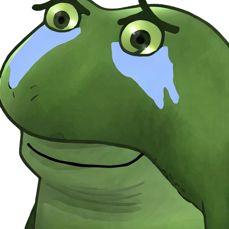 A man cry emoji