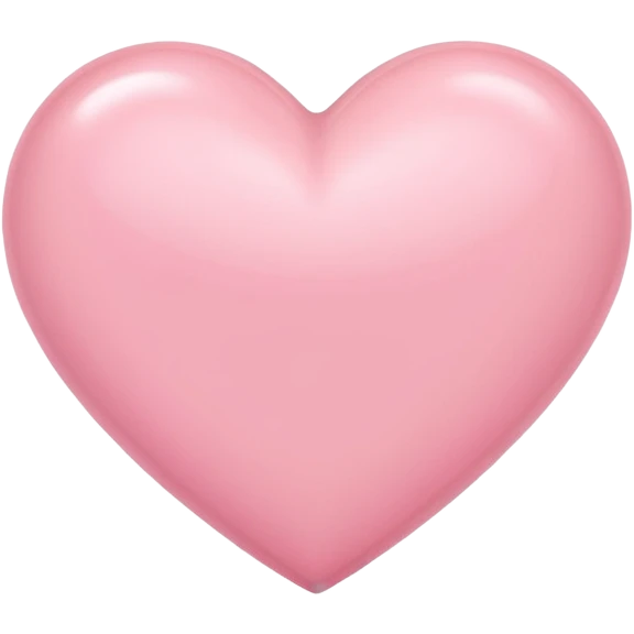 Light pink heart emoji