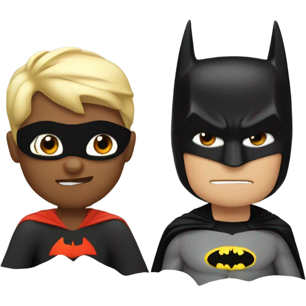 Robin y Batman  emoji