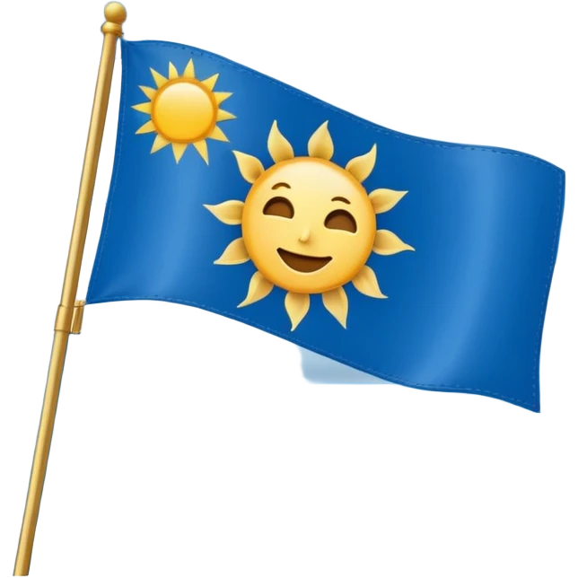 Design a rectangular emoji-style flag representing the realm of the gods emoji