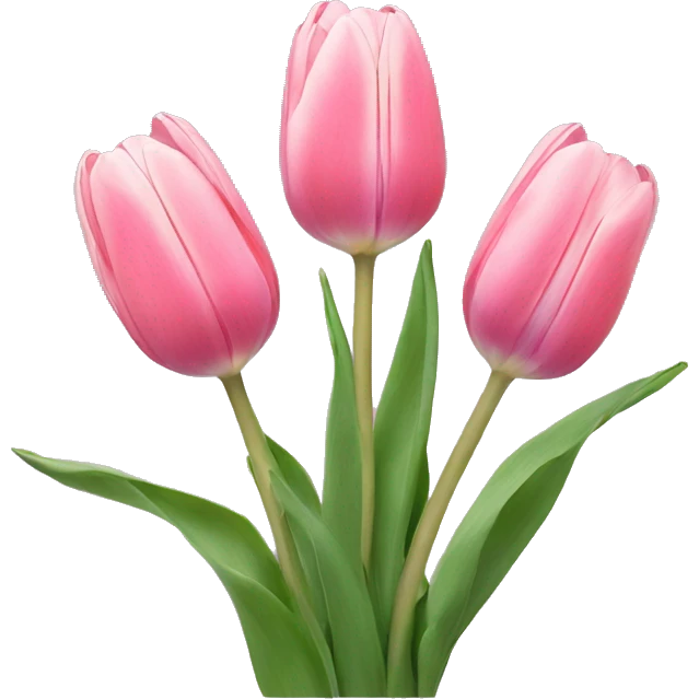 Pastell tulips emoji