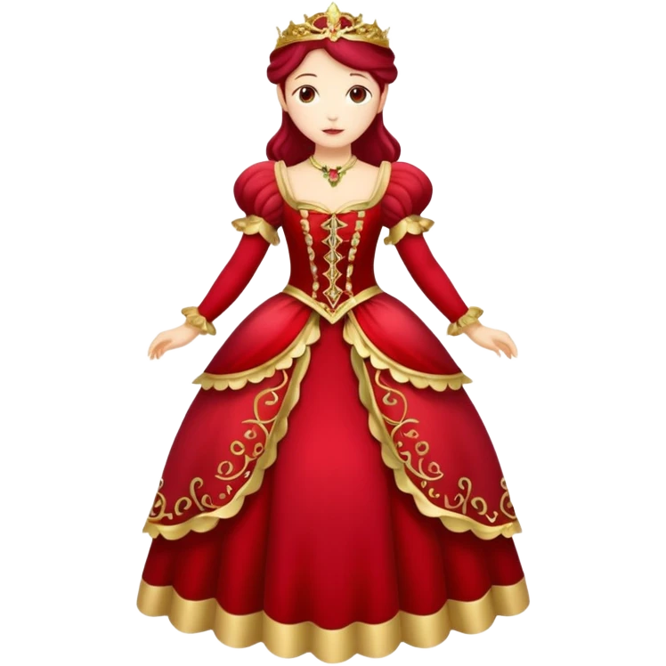 Fairy Tale Costume including red and other colors emoji