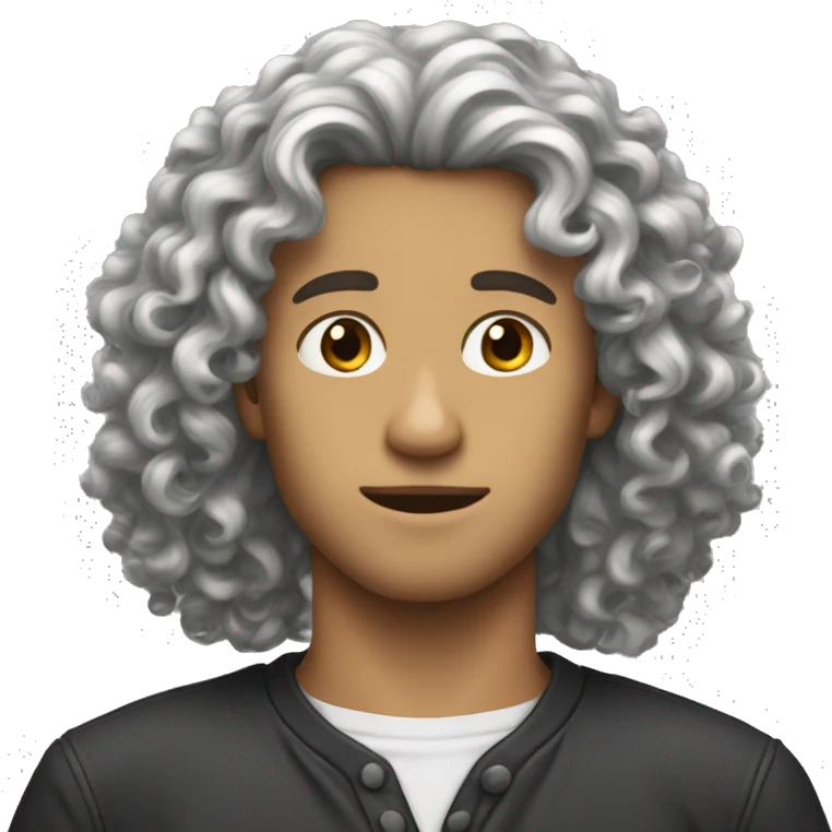 griffith  long curly hair  emoji