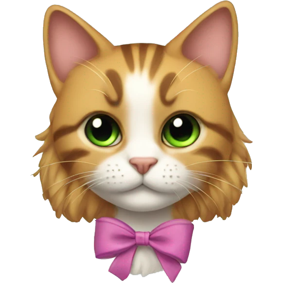 Kat with a bow emoji