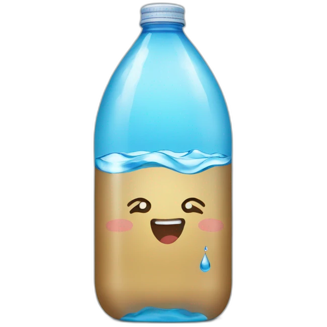 Bottle of water emoji
