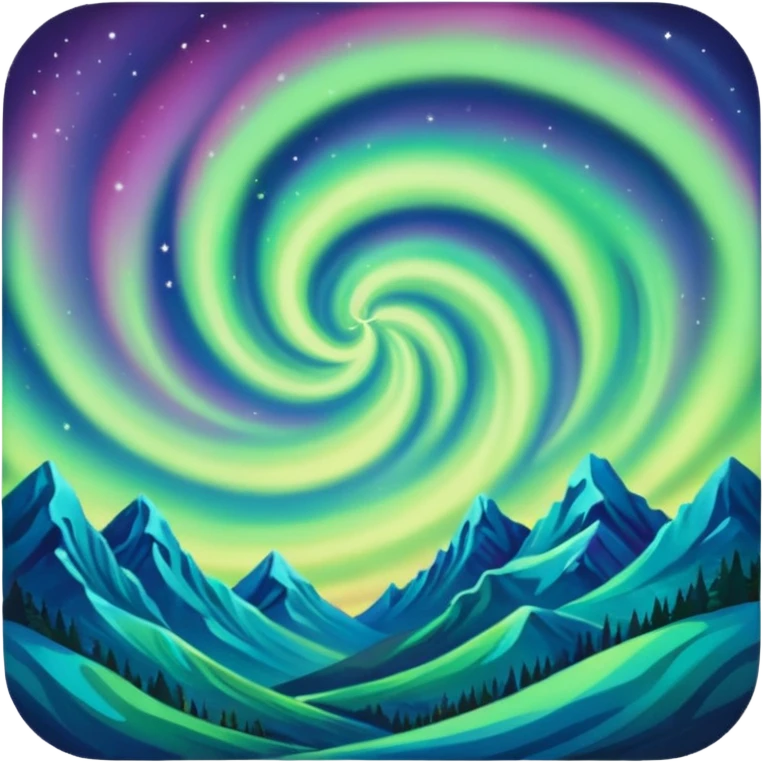 only northern lights emoji