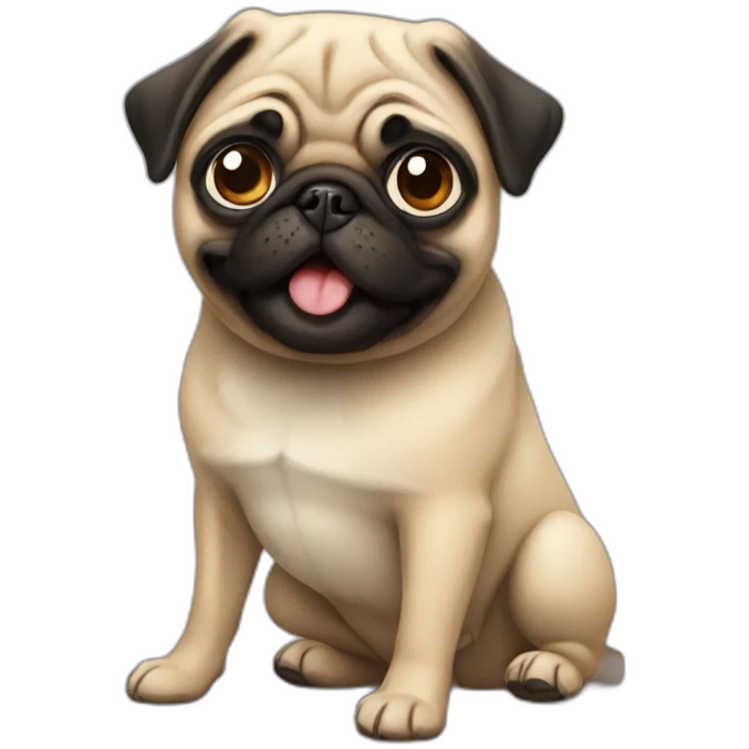 Pug emoji