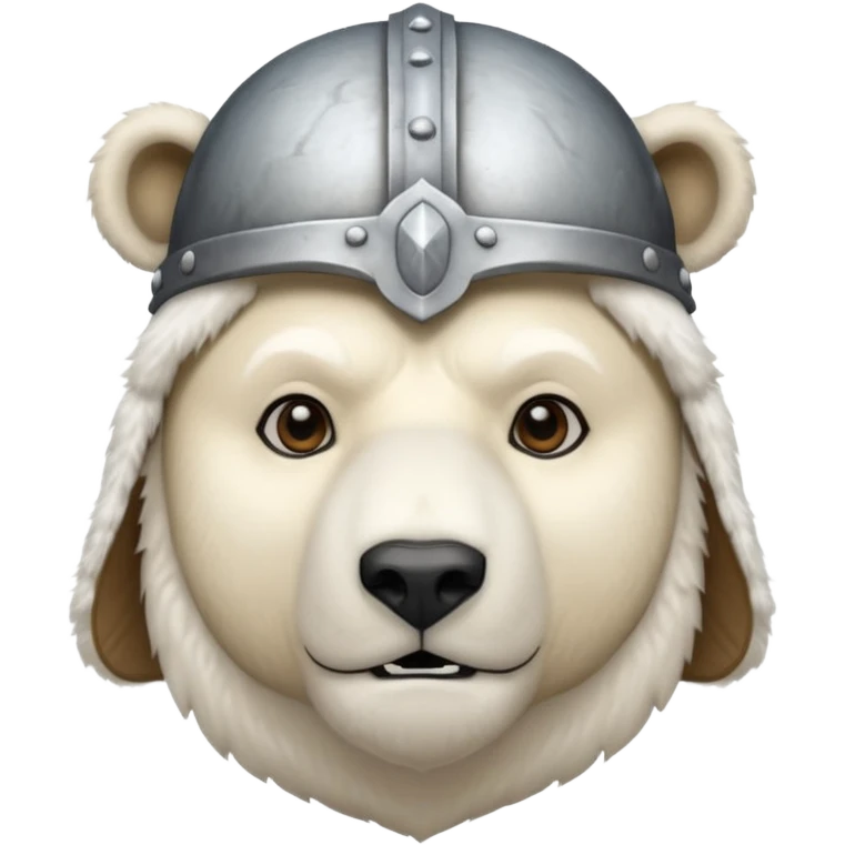 Polar Bear viking emoji