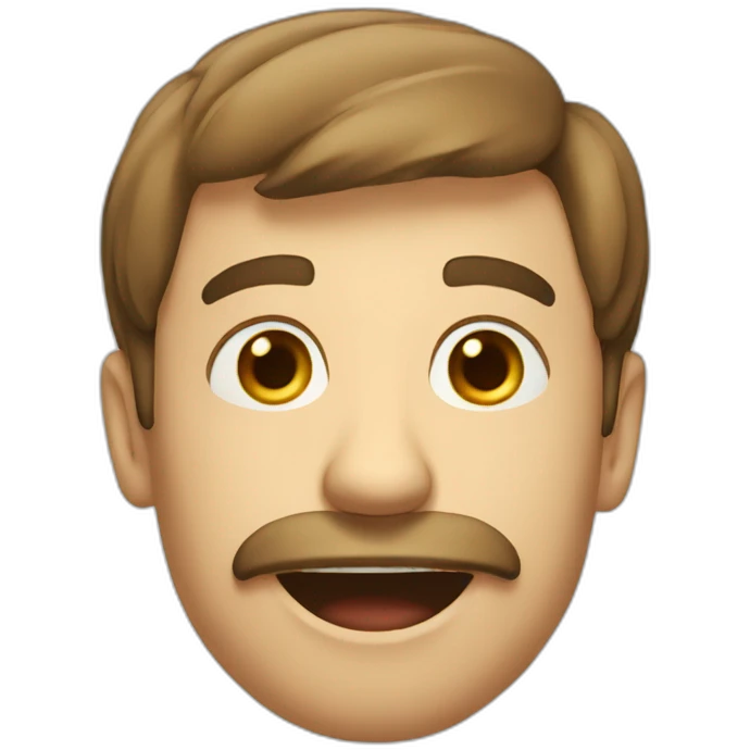 French guy saying a word  emoji
