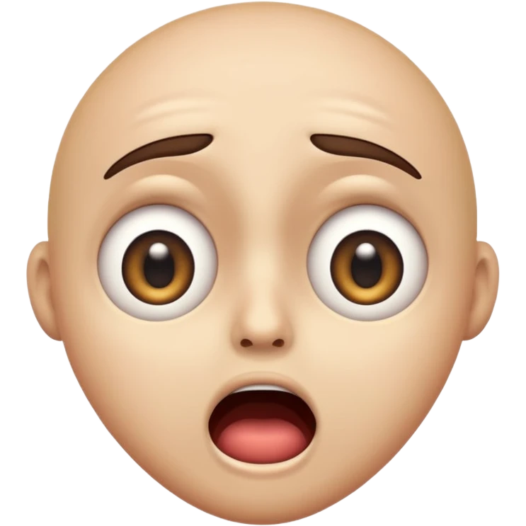 A pale emoji of fear emoji