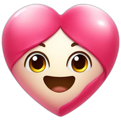coeur avec mini coeur emoji