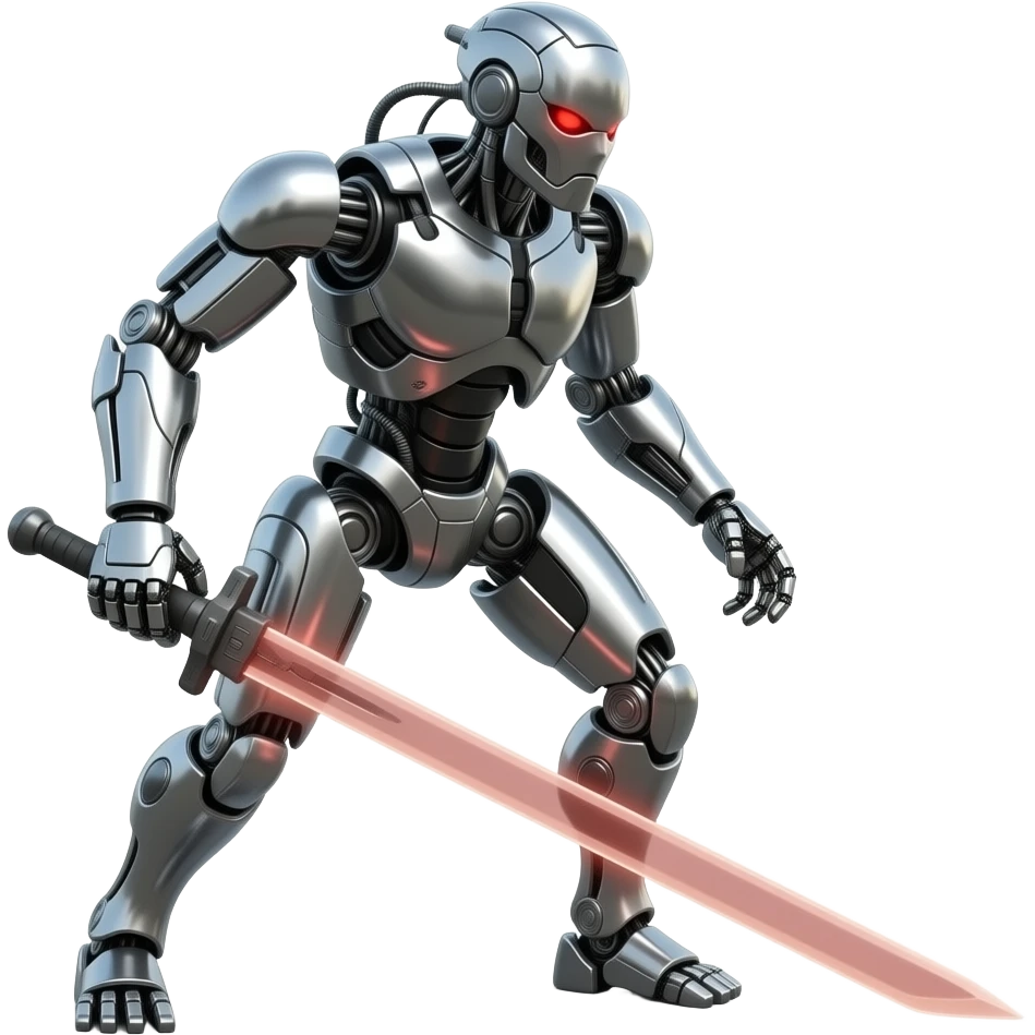 Scifi Bipedal  hunter robot emoji