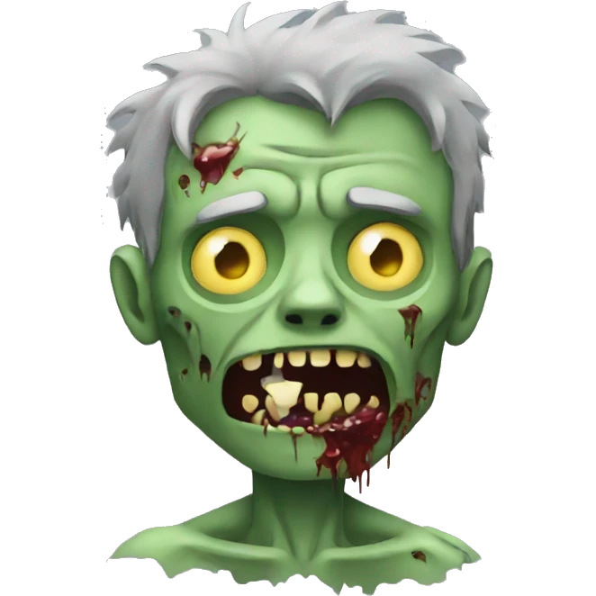 zombie sick emoji