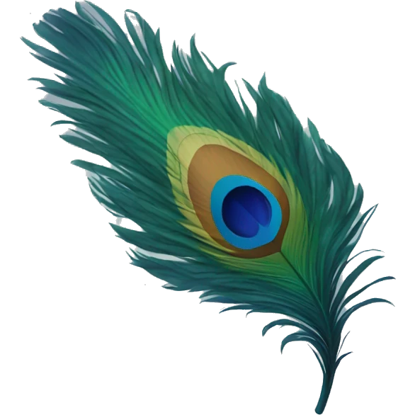 peacock feather emoji