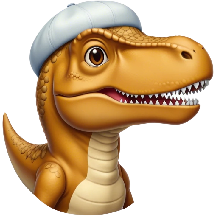 T-Rex with a kippah emoji