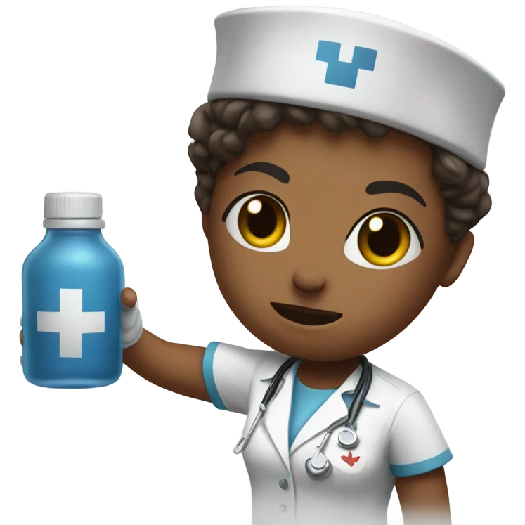 Nurse thunder up emoji