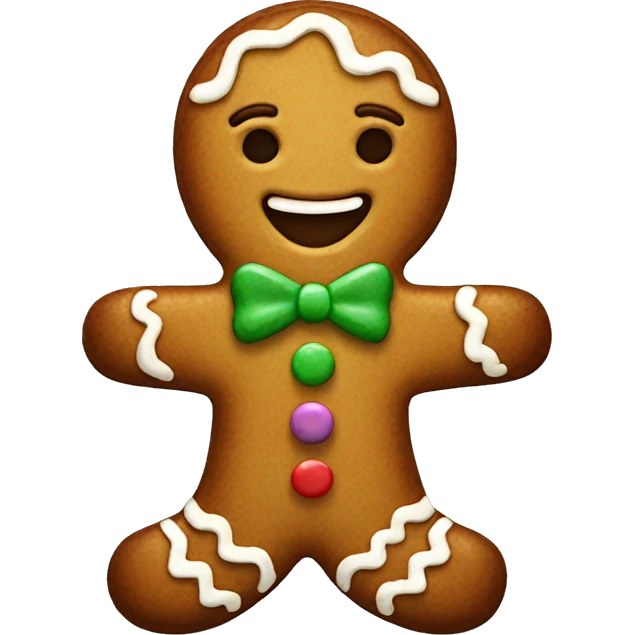 Gingerbread man  emoji