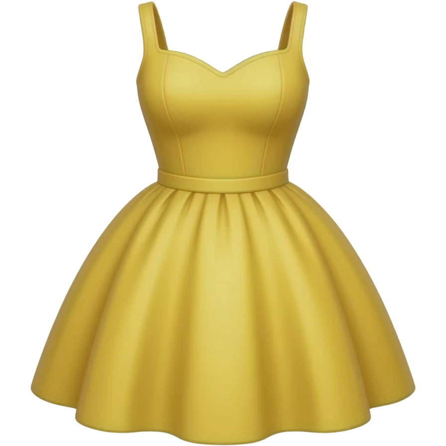 Yellow frock emoji