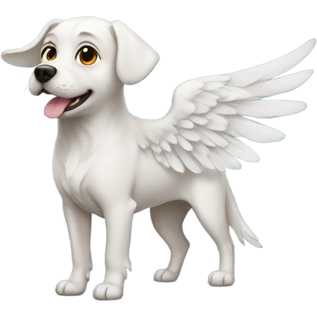 Dog with wings emoji