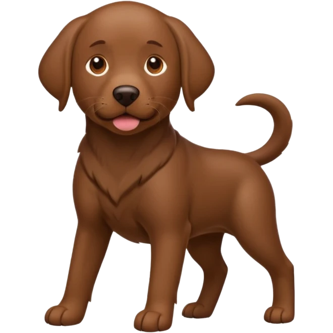 Please make a brown lab one emoji