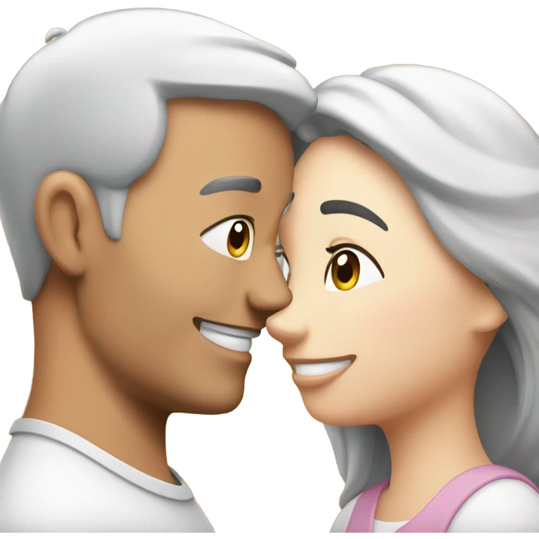 Romantic husband and wife  emoji
