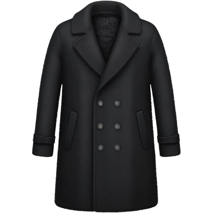 black coat emoji