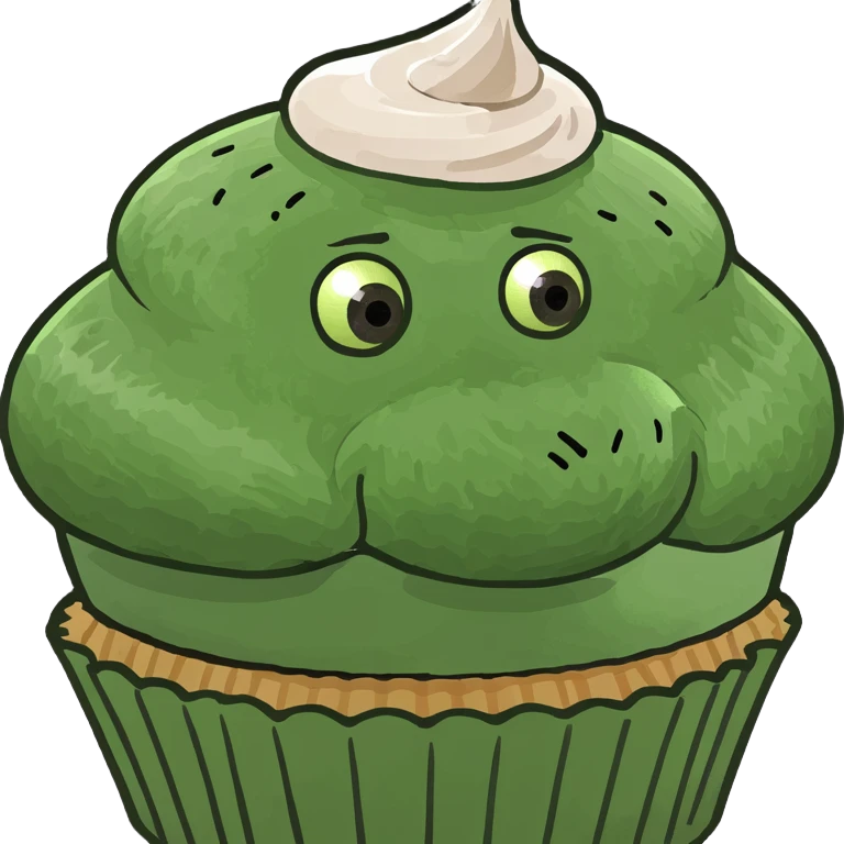gothic cupcake emoji