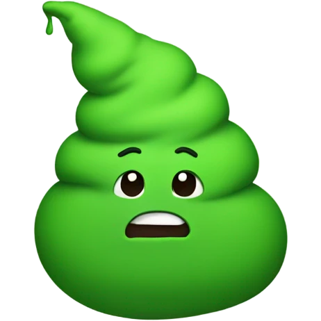 Green poop emoji