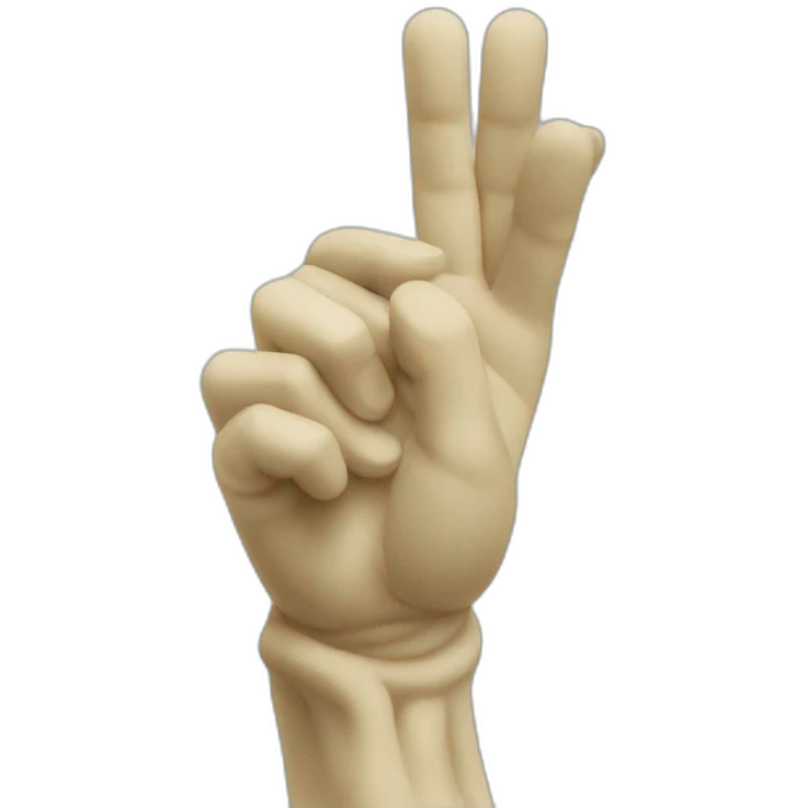 italian statue doing pinched fingers emoji