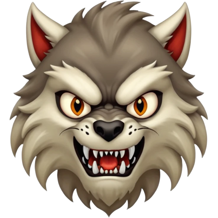 Werewolf mixed with a monster  emoji
