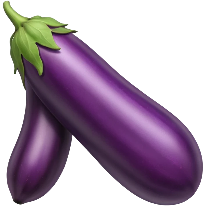 Long eggplant with veins vascular bulging veins vein running down side emoji