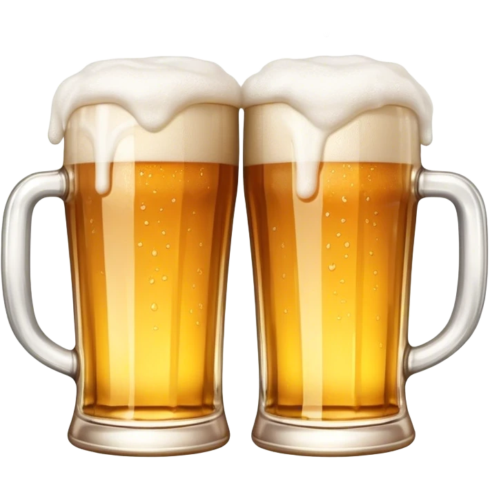 couple of beer cups emoji