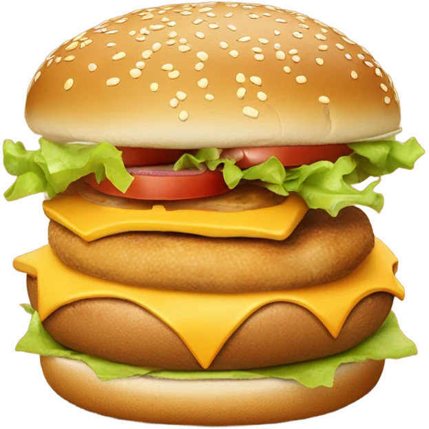 chicken and cheese burger no lettuce emoji