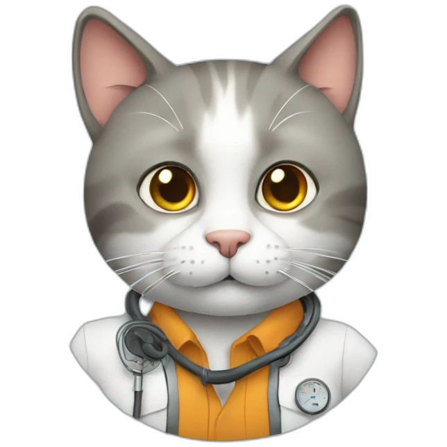 The cat is a hydrologist emoji