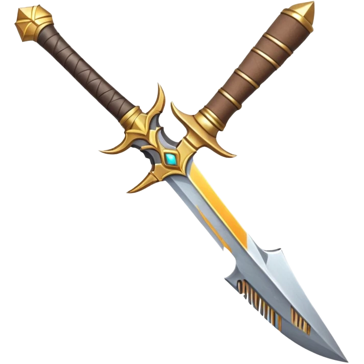 desert dagger object icon, curved blade, sandy steel texture, leather wrapped handle, subtle gold accents, fantasy desert weapon, 3D cartoon, mobile game icon style, centered, clean background, soft shadow, no text, no watermark
 emoji