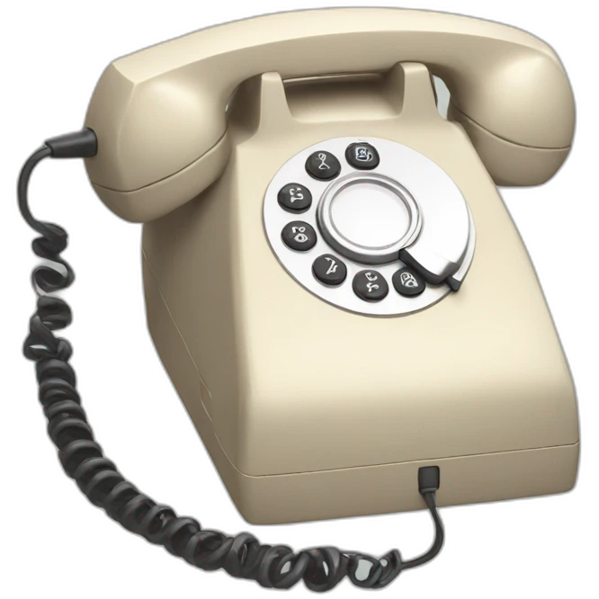 touch tone telephone emoji