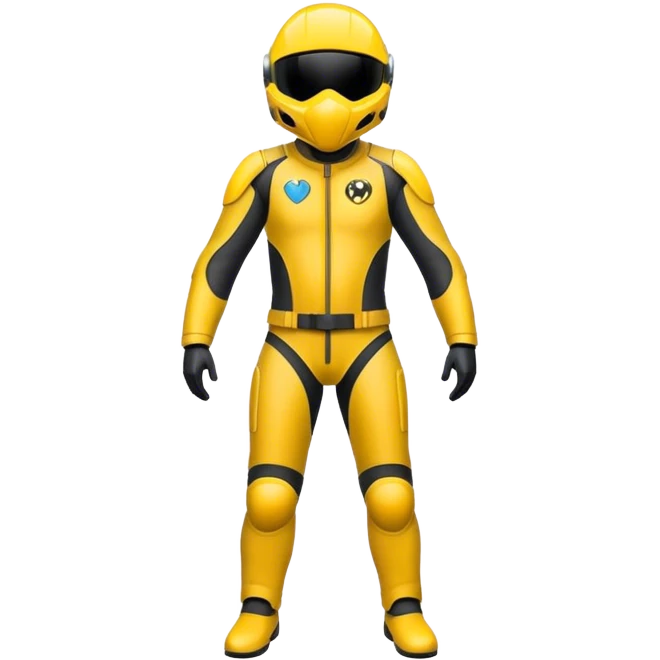 yellow moto-suit emoji