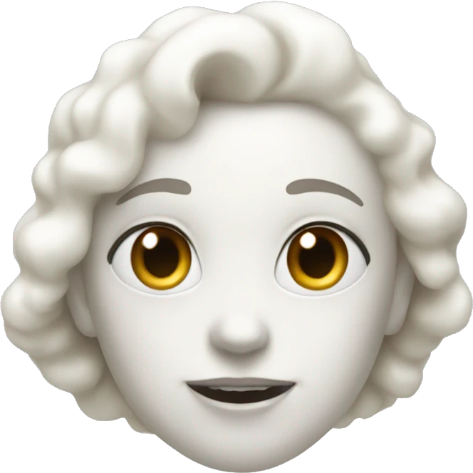 White pearl emoji