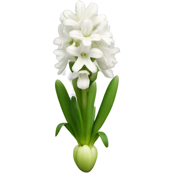 White hyacinths  emoji
