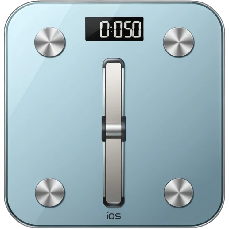 Digital weight scale emoji