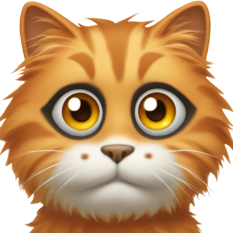 orange fluffy cat emoji