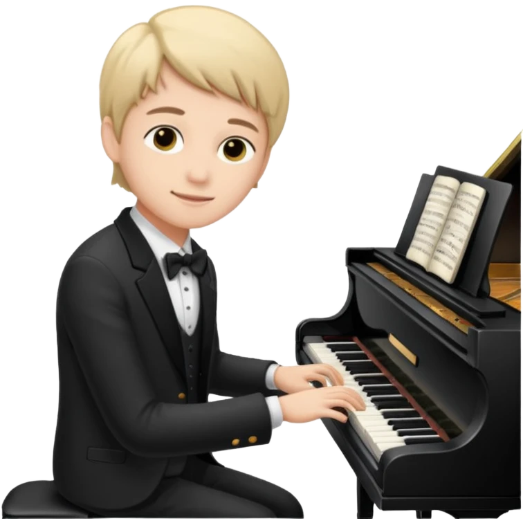 Luthier young pianist  emoji