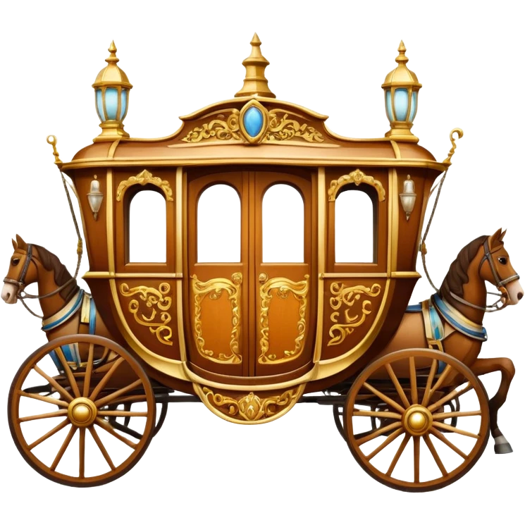 huge-horse-drawn-fancy-french-stagecoach-caravan emoji