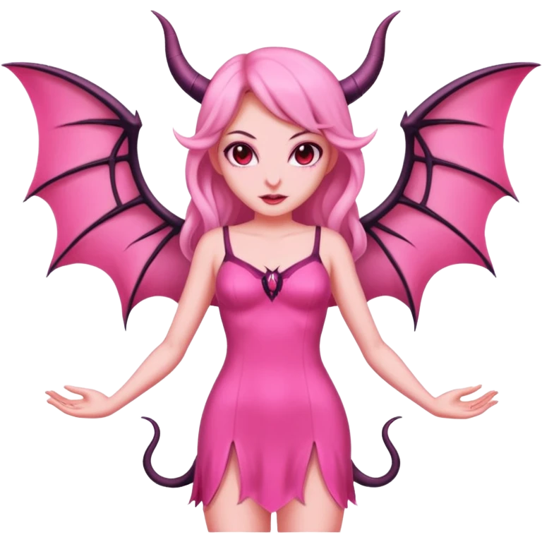 succubus pink dress emoji