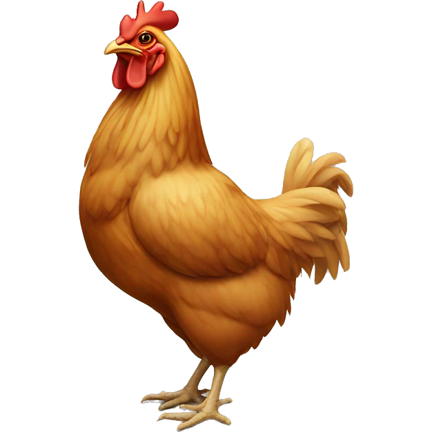 chicken with no head emoji