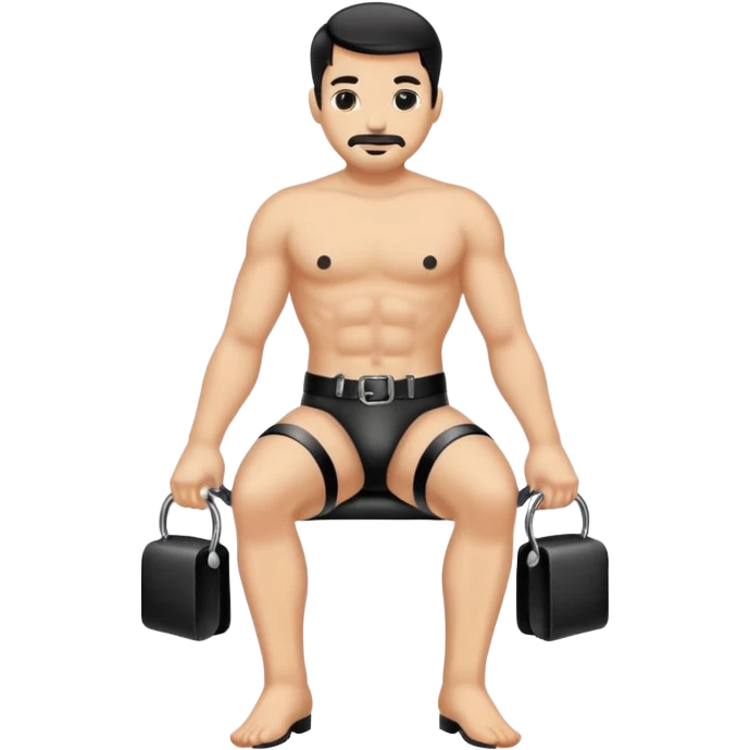 kinky bdsm dominant man emoji