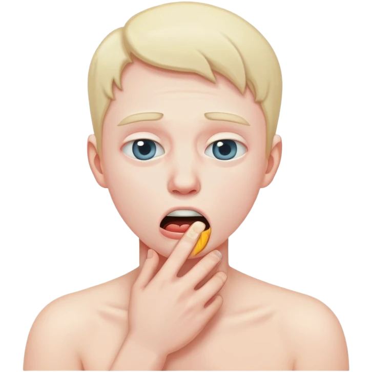 human chocking themselves  emoji